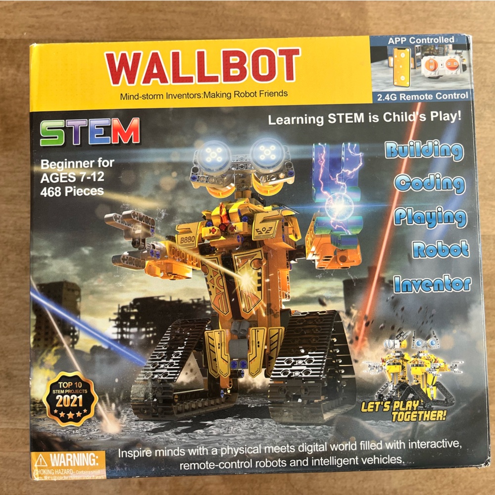 Wallbot build your own robot. Brand new never opened.